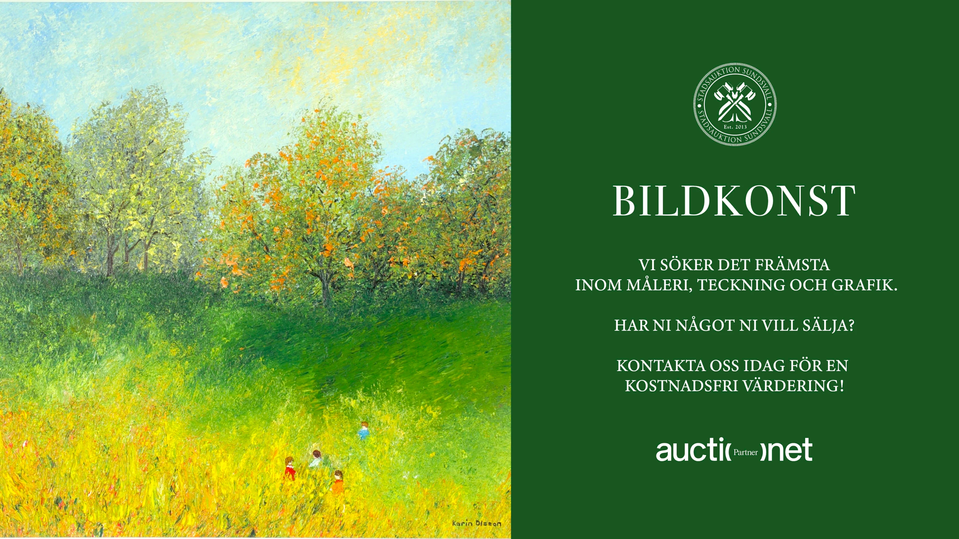 Bildkonst — vi söker det främsta inom måleri, teckning och grafik